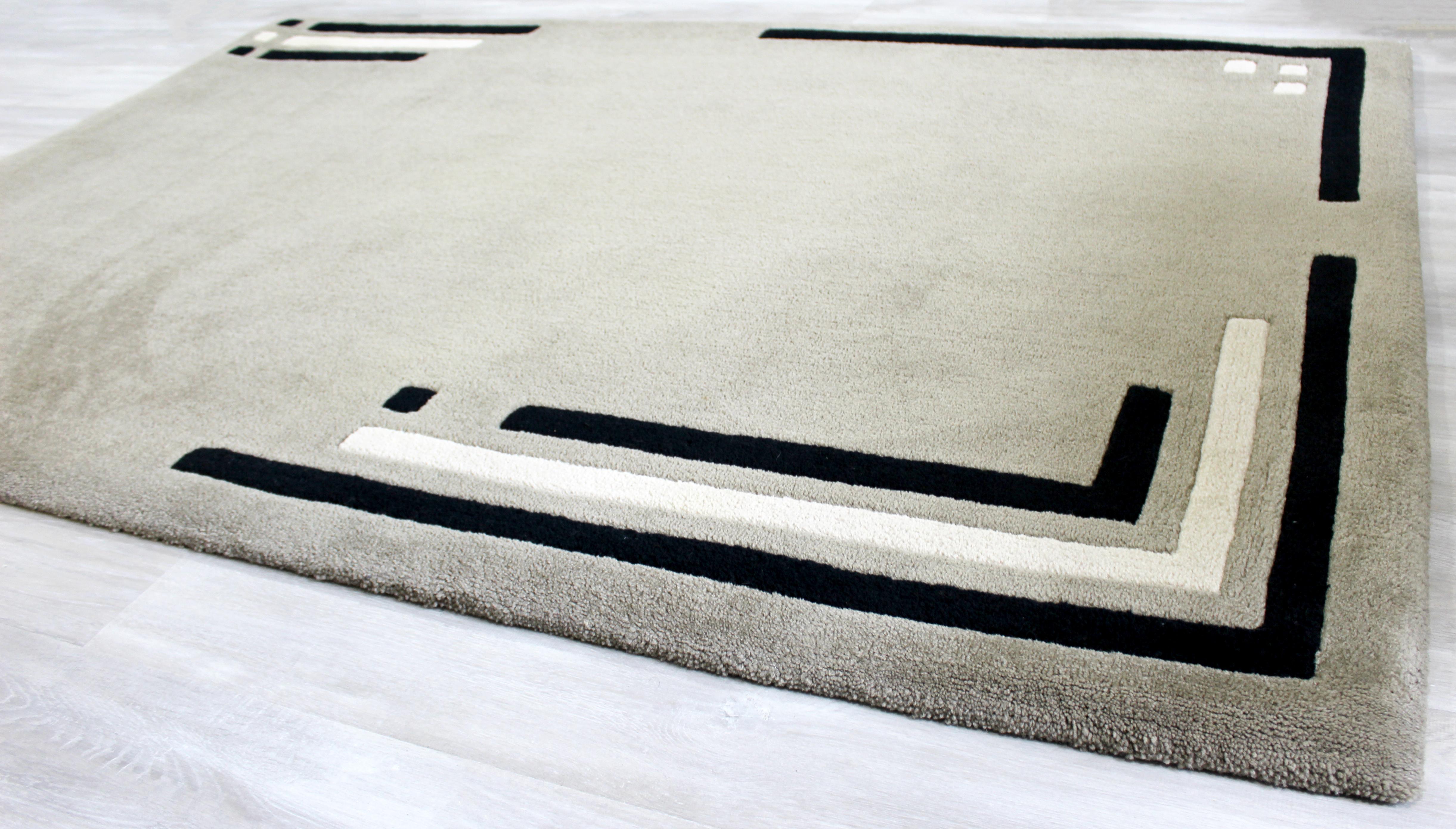American Contemporary Modern Edward Fields Abstract Rectangular Area Rug Carpest Gray