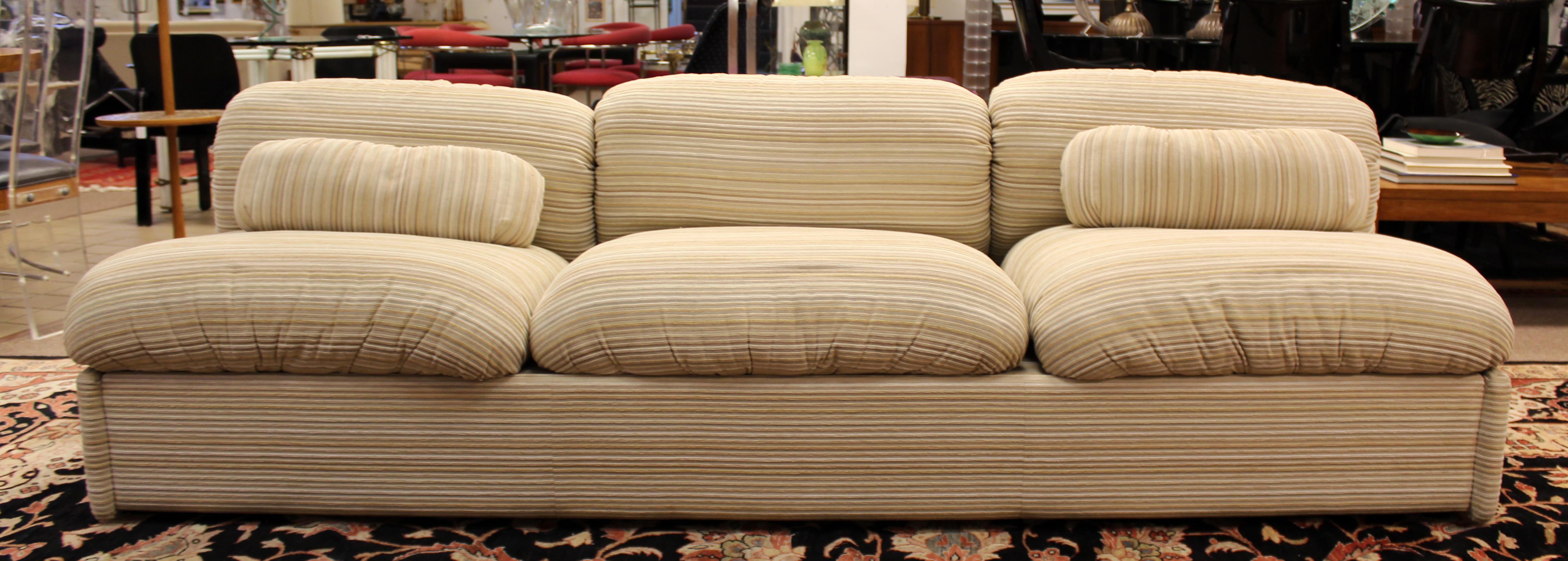 Contemporary Modern Elam for Pace Sofa Loveseat, 1980s In Good Condition In Keego Harbor, MI