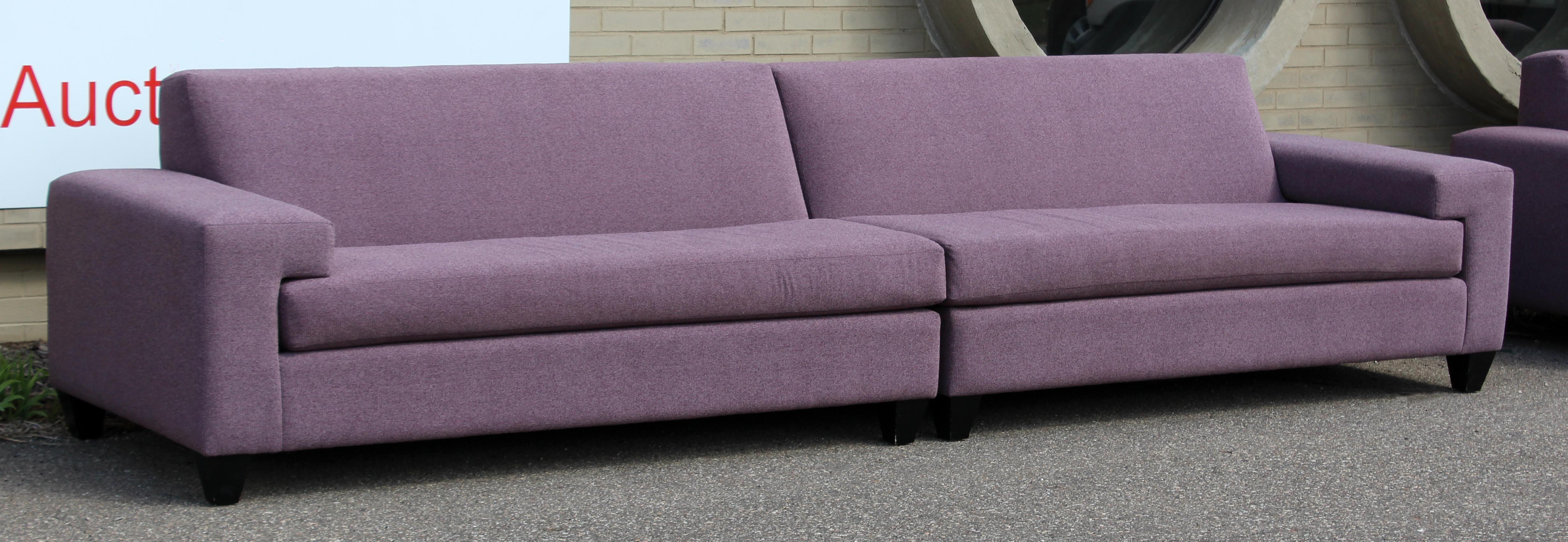 purple sectional