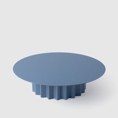 Contemporary Modern, Esnaf Pigeon Blue Round Cake Stand