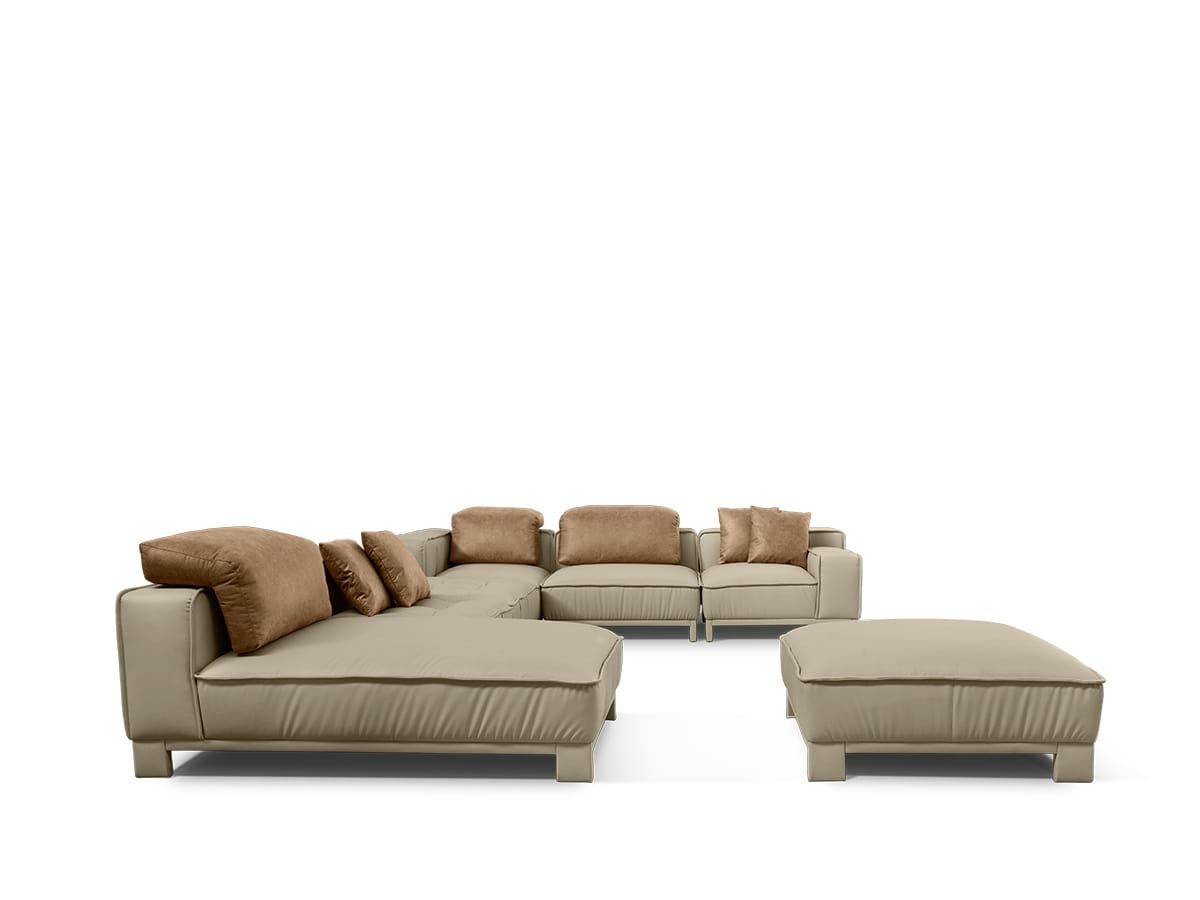 Contemporary Modern Excelsa Modular Sofa by Caffe Latte For Sale 4