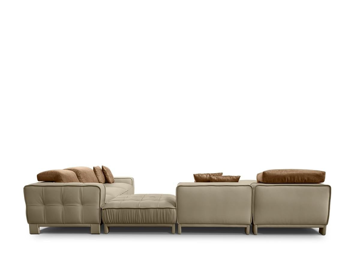 Contemporary Modern Excelsa Modular Sofa by Caffe Latte For Sale 5