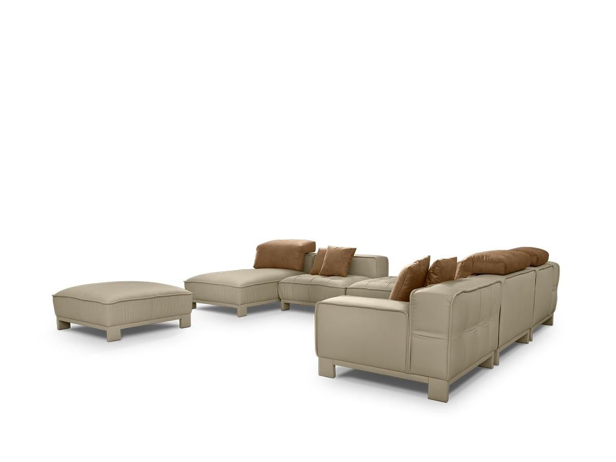 Contemporary Modern Excelsa Modular Sofa by Caffe Latte For Sale 6