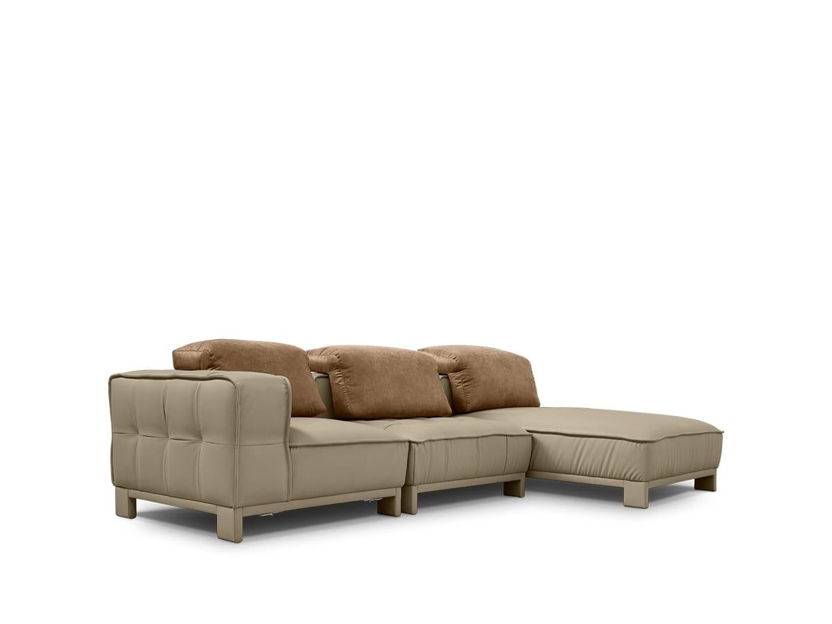 Contemporary Modern Excelsa Modular Sofa by Caffe Latte For Sale 12