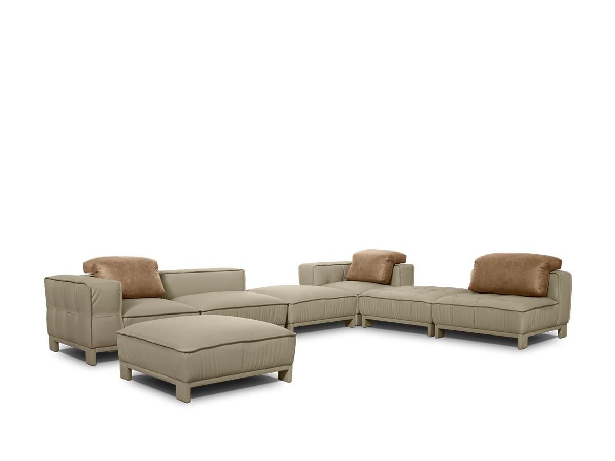 Contemporary Modern Excelsa Modular Sofa by Caffe Latte For Sale 13