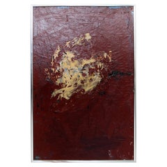 Contemporary Modern Framed Acrylic Abstract Painting Board Signed John Bearsman