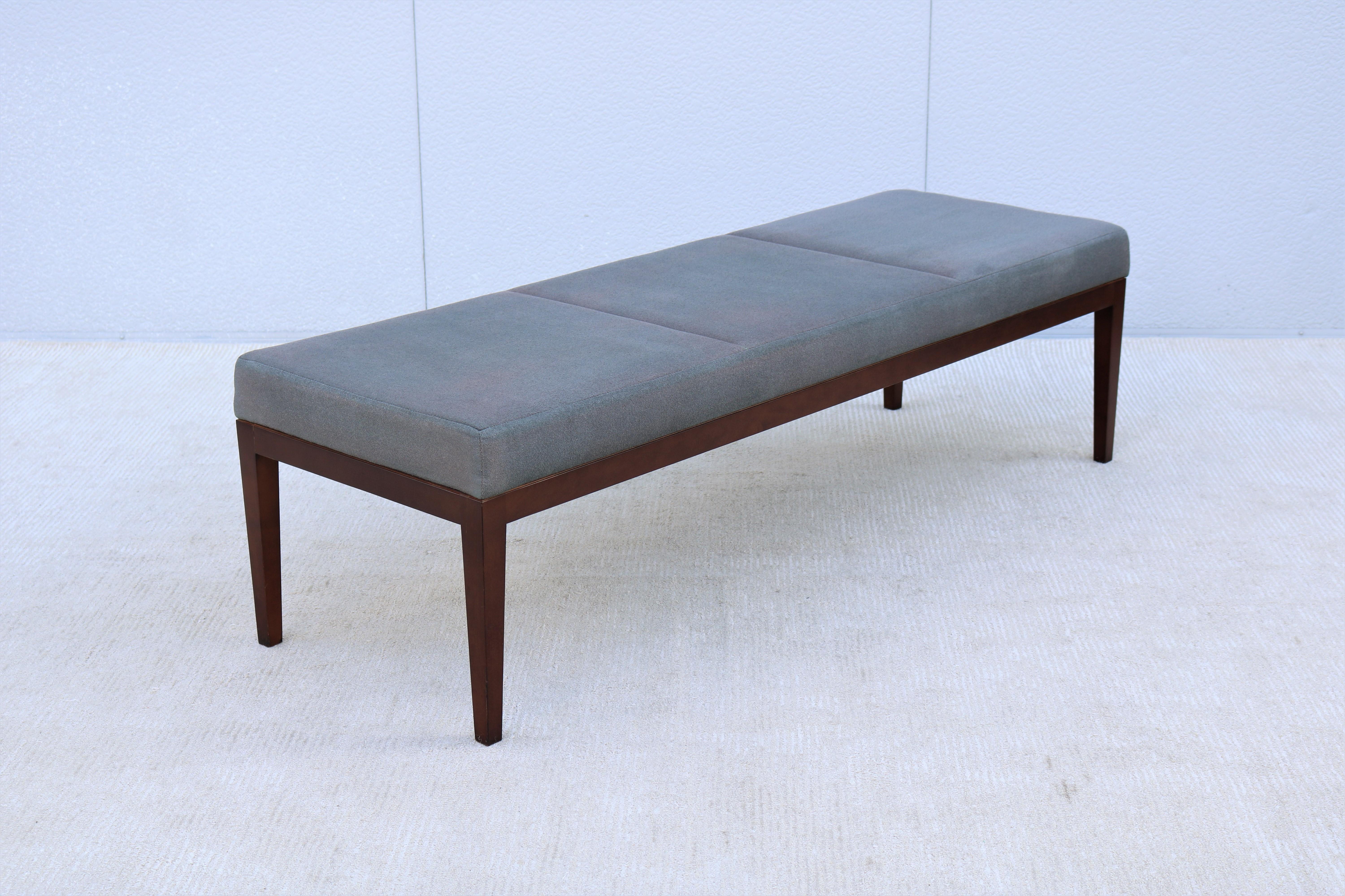 Lacquered Contemporary Modern Gary Lee Partners for Cumberland Rectangular Livy Bench