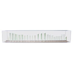 Contemporary Modern George Vihos Lucite Covered Glow in the Dark Table Sculpture