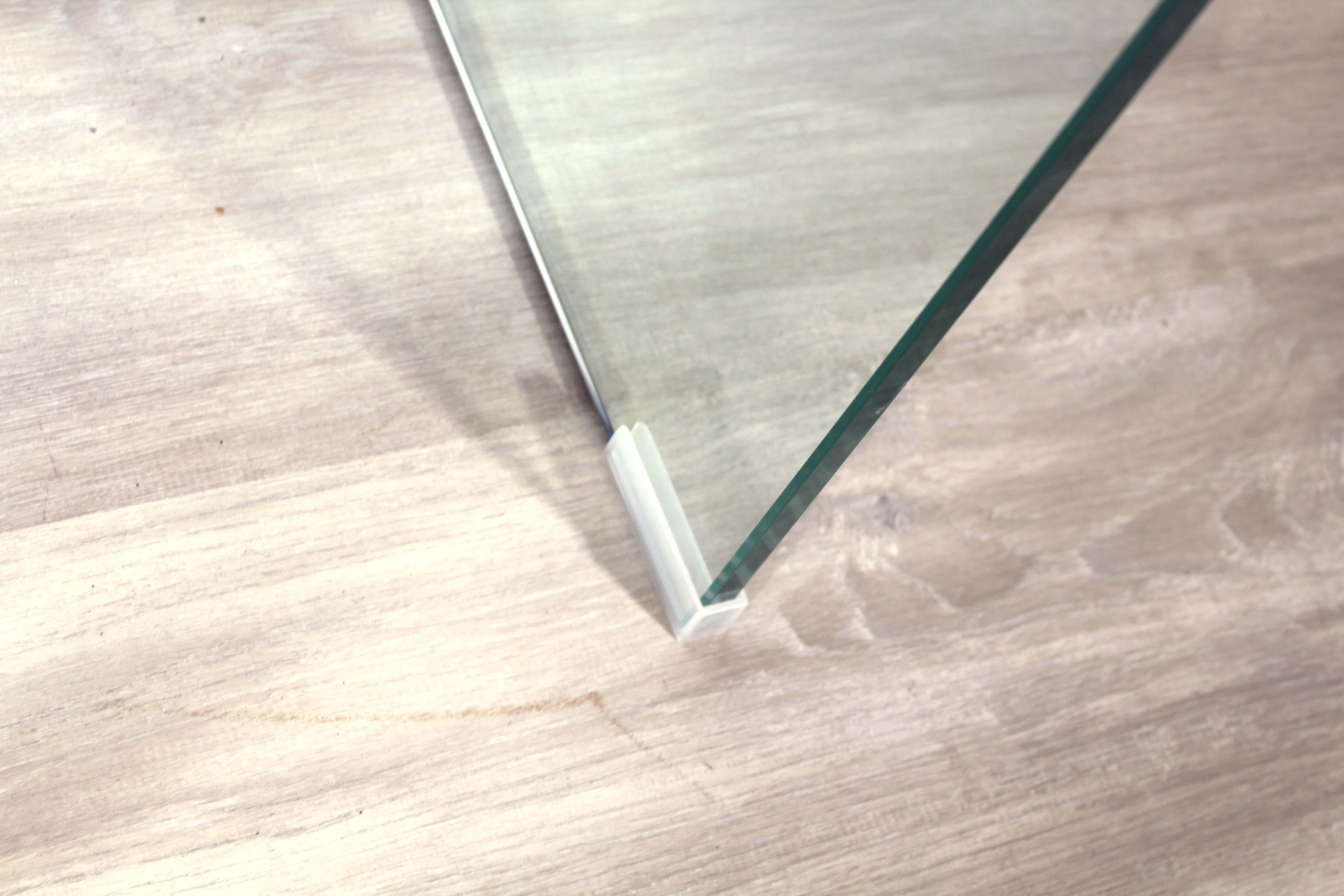 Contemporary Modern Glass Waterfall Table 3