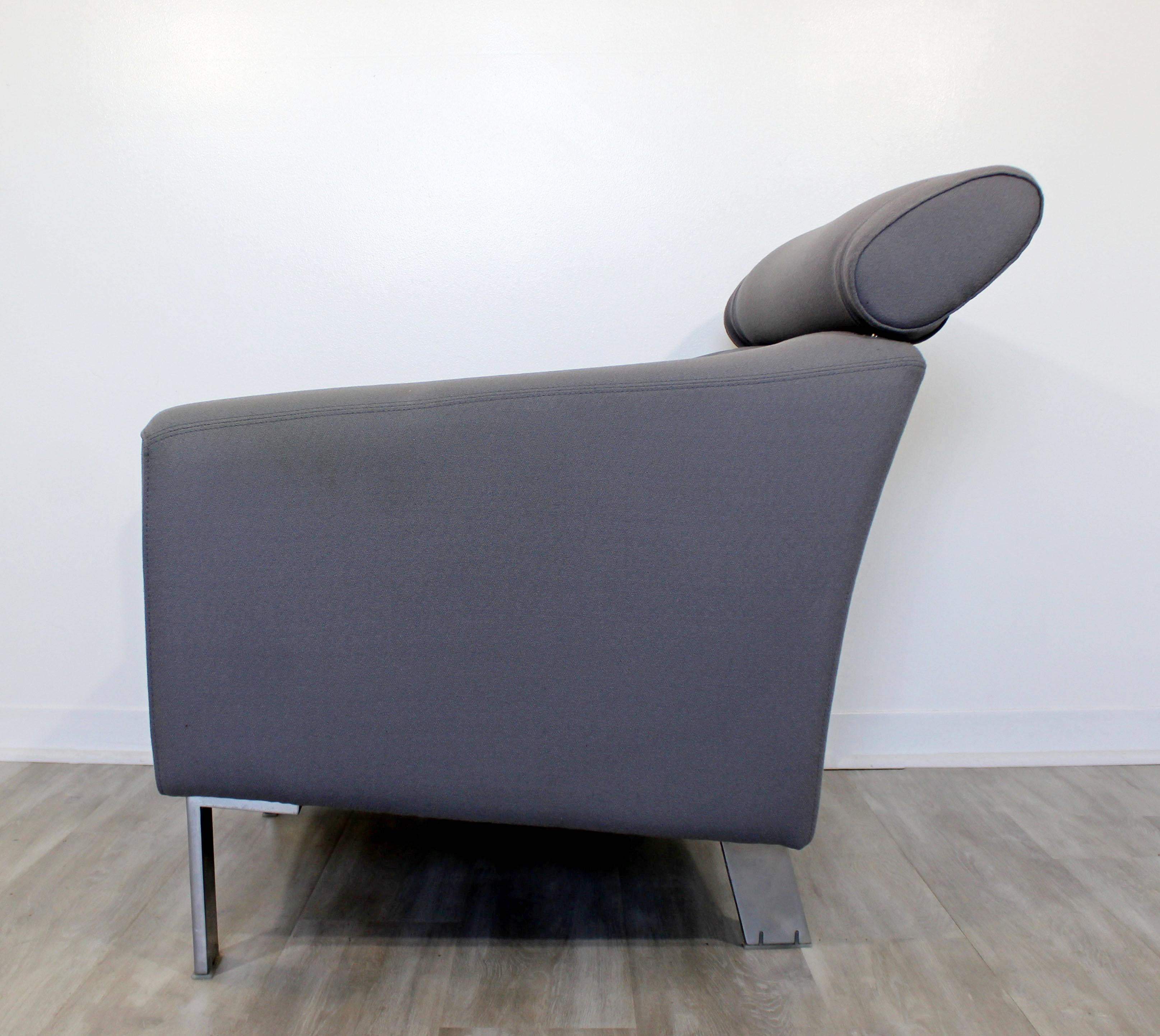 Dutch Contemporary Modern Gray Patachou Lounge Armchair by Leolux Sculptural, 1980s