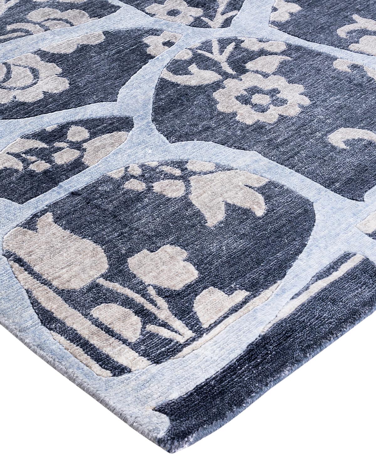 Fresh, spirited, and above all, luxurious, the rugs of the Modern collection can invigorate a traditional room as gracefully as they can ground a more contemporary space. The opulent pattern in this rug is derived from the rich tradition of Turkish