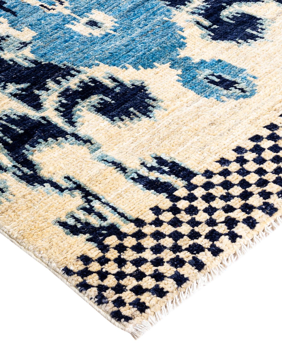 Fresh, spirited, and above all, luxurious, the rugs of the Modern collection can invigorate a traditional room as gracefully as they can ground a more contemporary space. The opulent pattern in this rug is derived from the rich tradition of Turkish