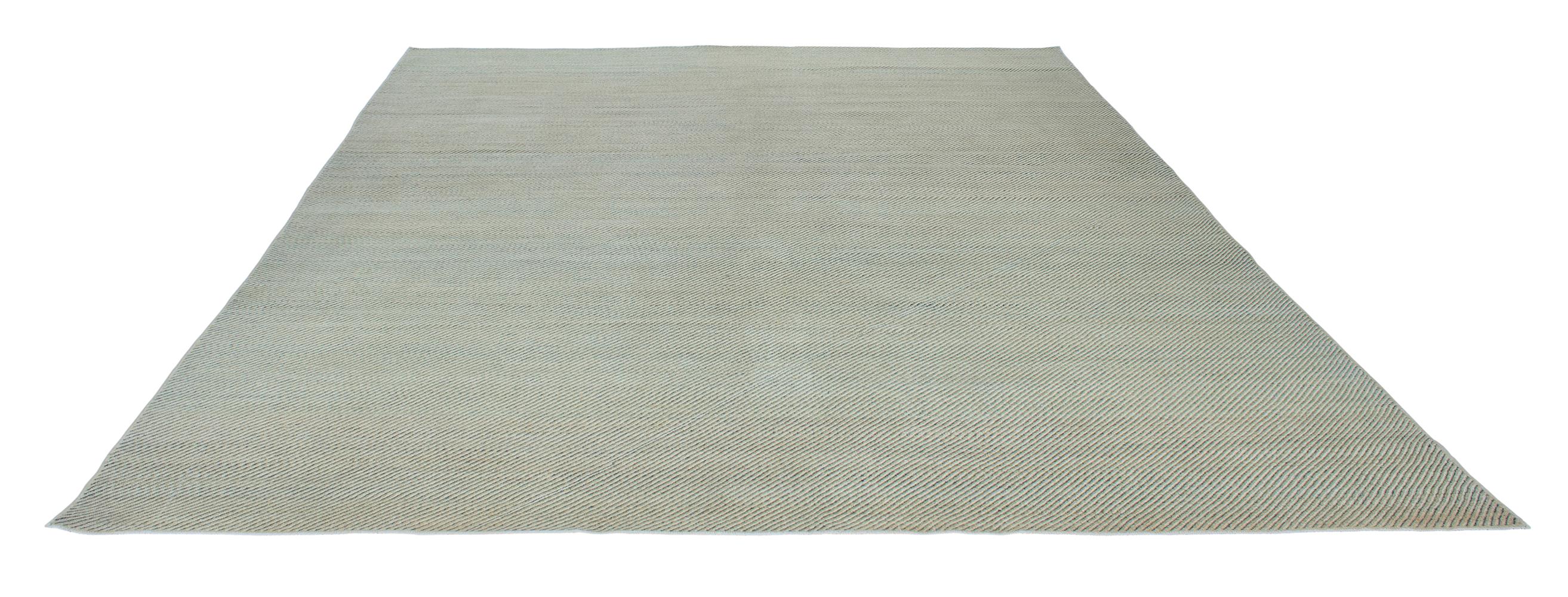 Afghan Contemporary Modern Handknotted Rug with an Allover Design For Sale