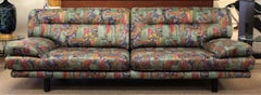 Contemporary Modern Hans DUX Sofa Made in Sweden 1990s Floral Pattern