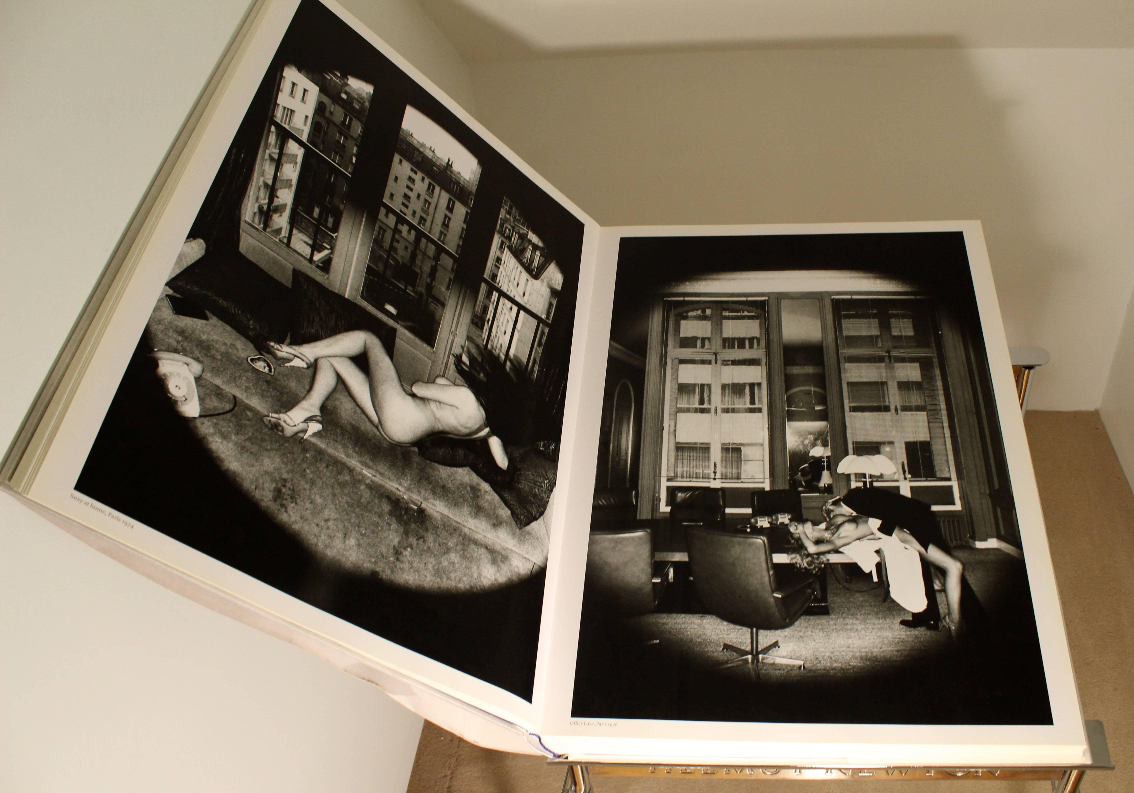Contemporary Modern Helmut Newton Big Nude Sumo Book Stand Signed Numbered 6