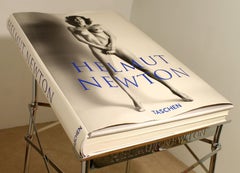 Contemporary Modern Helmut Newton Big Nude Sumo Book Stand Signed Numbered