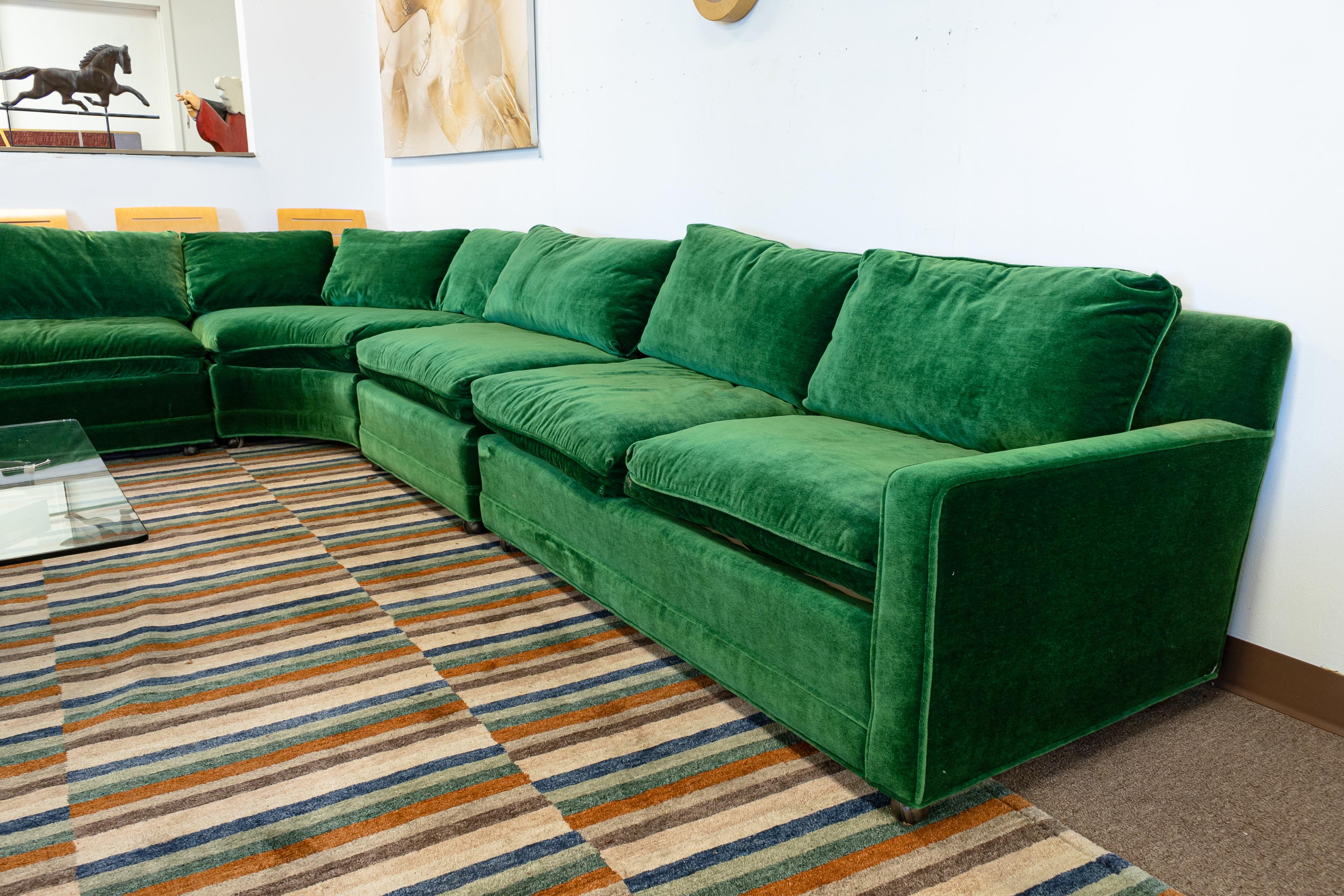 henredon murphy fabric modular sectional with ottoman reviews