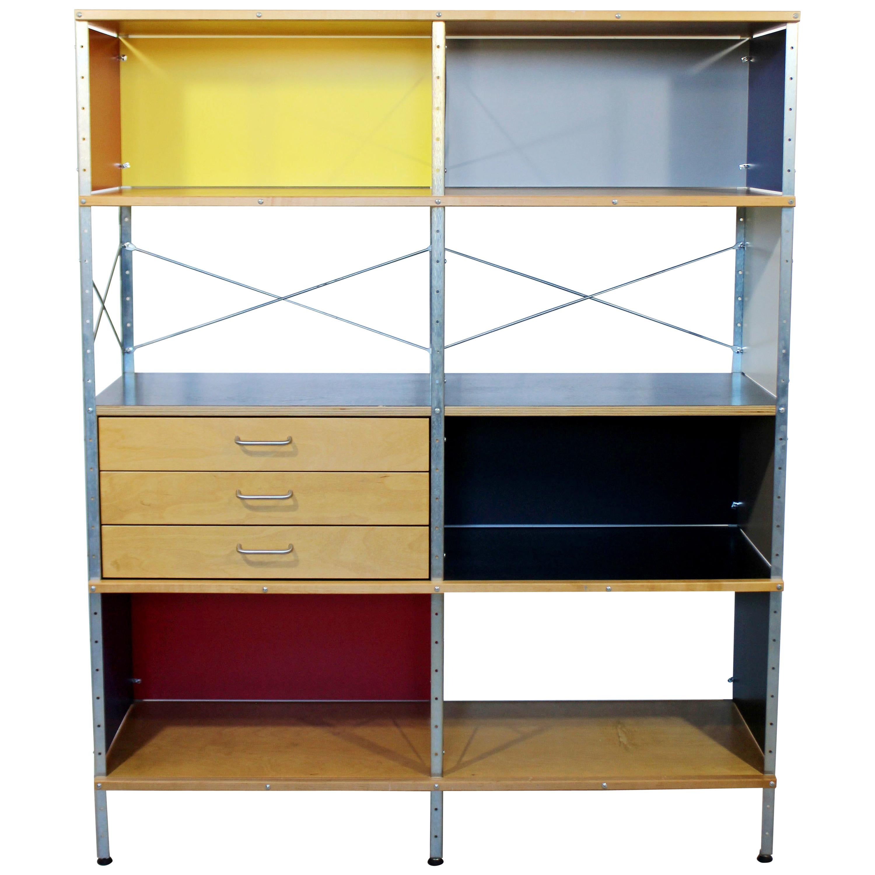 Contemporary Modern Herman Miller 4 x 2 Storage Shelving Unit 2000s 3-Drawer