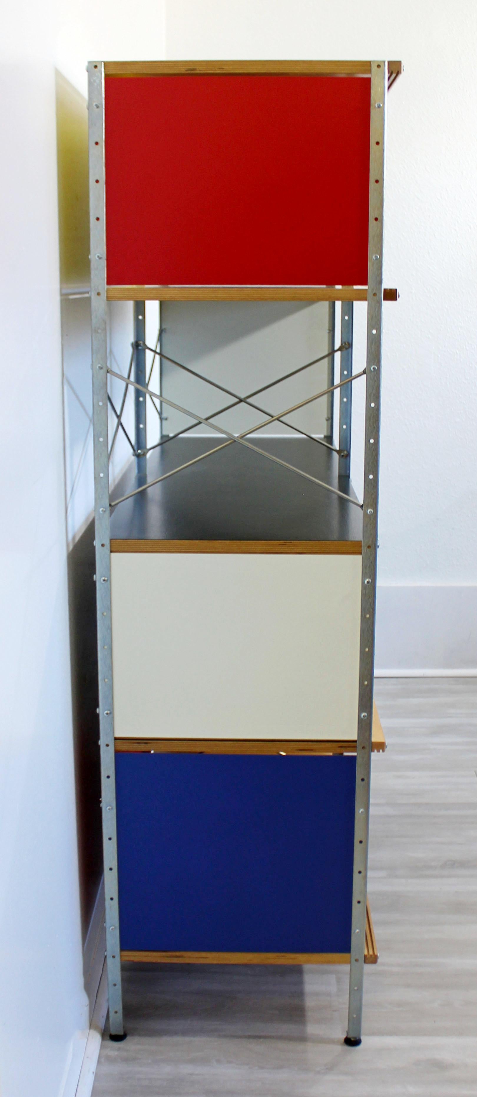 American Contemporary Modern Herman Miller 4 x 2 Storage Shelving Unit 2000s 3-Drawer