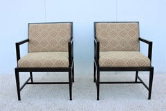 Contemporary Modern Hickory Business Furniture HBF Guest Armchairs, Pair