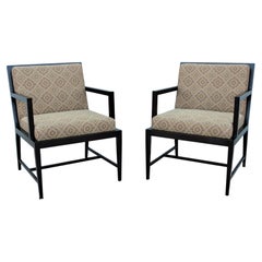 Contemporary Modern Hickory Business Furniture HBF Guest Armchairs, Pair