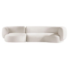 Zeitgenössisches modernes, riesiges, modulares Sofa aus Famiglia-Stoff von Collector Studio