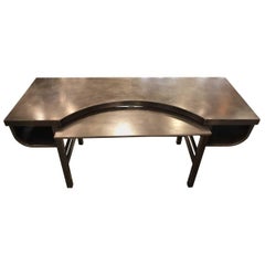 Contemporary Modern Industrial  Metal Large Writing Desk. Work Station