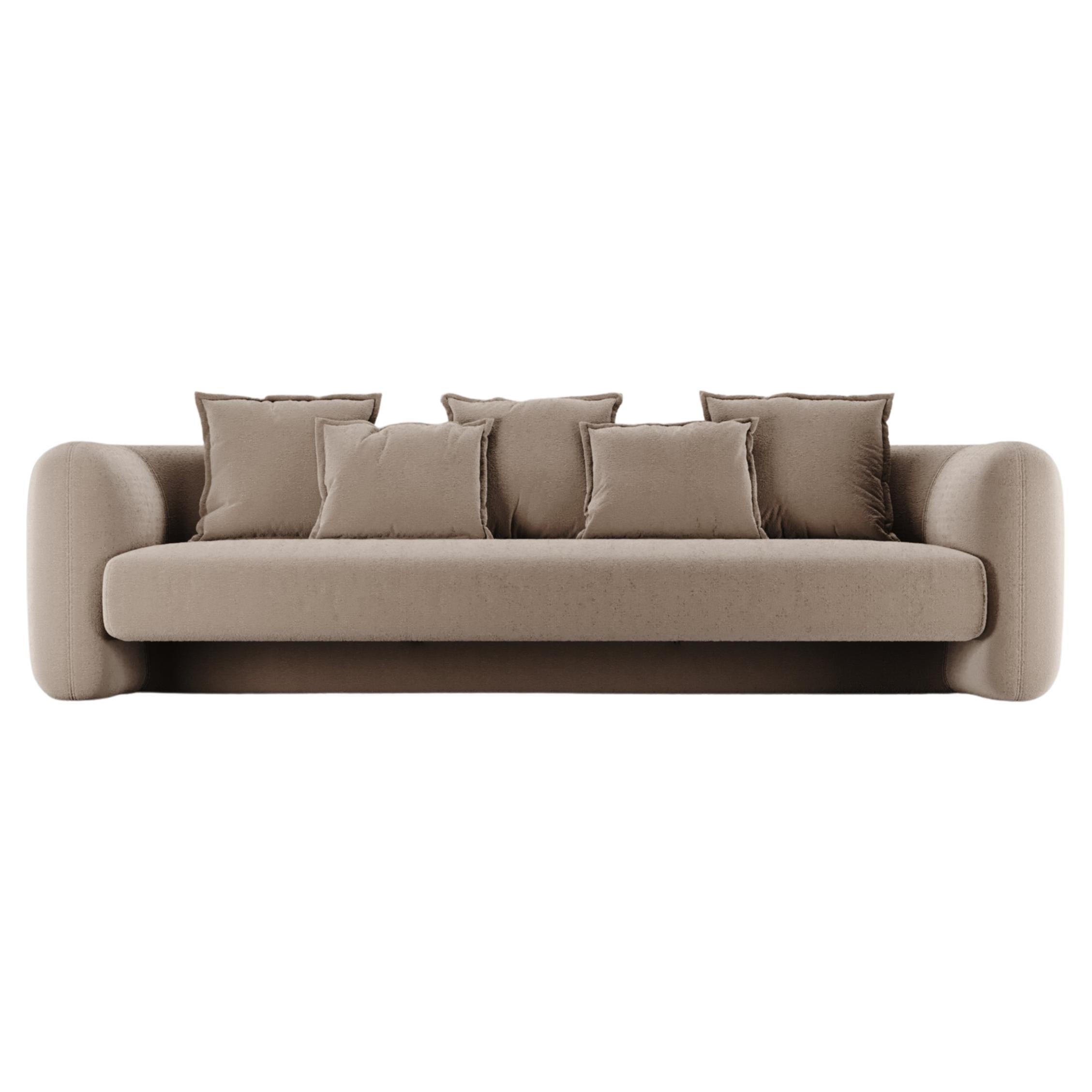 Zeitgenössisches modernes Jacob-Sofa aus grünem Samtstoff von Collector Studio im Angebot