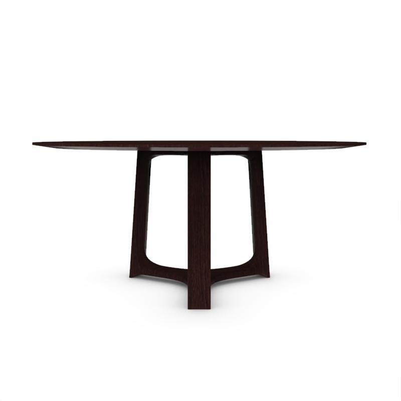 Contemporary Modern Jasper Table in Dark Oak by Collector Studio


DIMENSIONS
Ø 160 cm  63