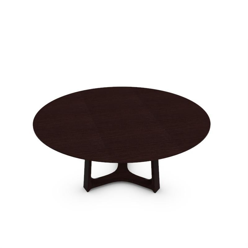 Contemporary Modern Jasper Dining Table in Dark Oak by Collector Studio In New Condition For Sale In Castelo da Maia, PT