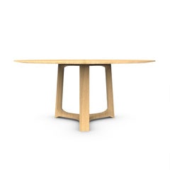 Contemporary Modern Jasper Dining Table in Oak by Collector Studio