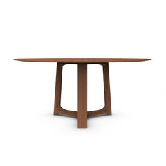 Contemporary Modern Jasper Dining Table in Smoked Oak by Collector Studio