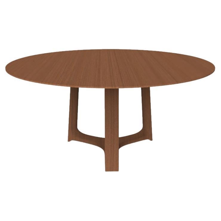 Contemporary Modern Jasper Dining Table in Smoked Oak by Collector Studio