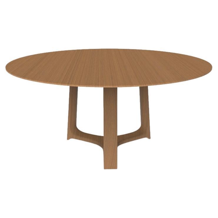 Contemporary Modern Jasper Dining Table in Walnut by Collector Studio For Sale