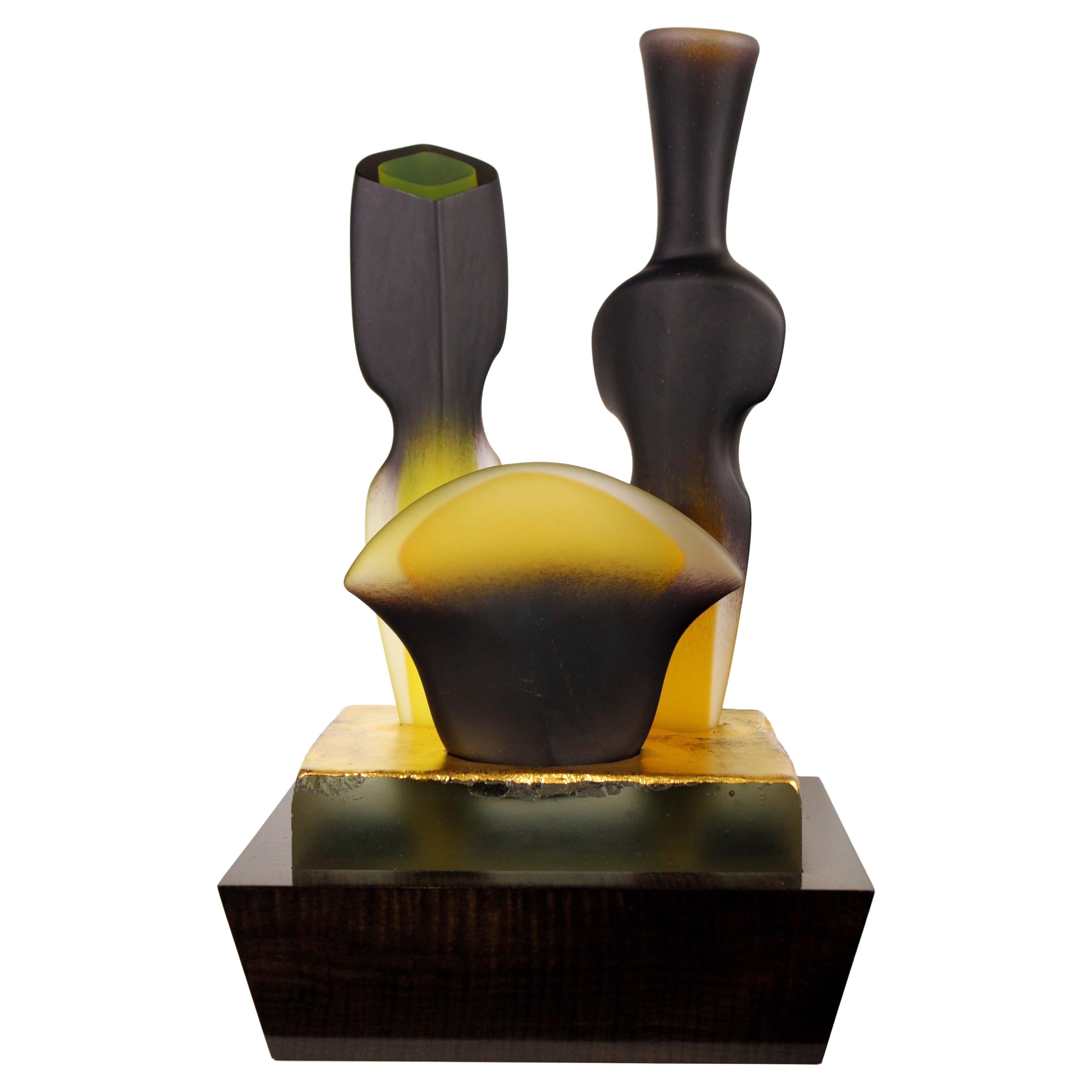 Katsina Paiakyamu Contemporary Glass Sculpture For Sale at 1stDibs
