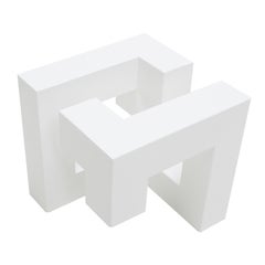 Escultura Moderna Contemporánea Josecho López Llorens "Cubo Diagonal 18110"