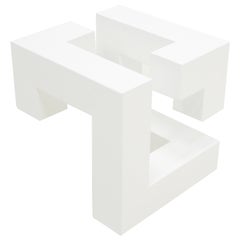 Escultura Moderna Contemporánea Josecho López Llorens "Cubo Diagonal 18110"