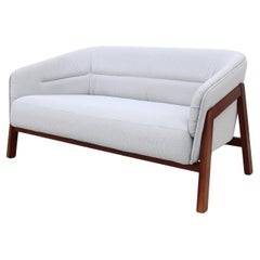 Contemporary Modern Justin Champaign for Jasper Group Indie Two Seat Loveseat