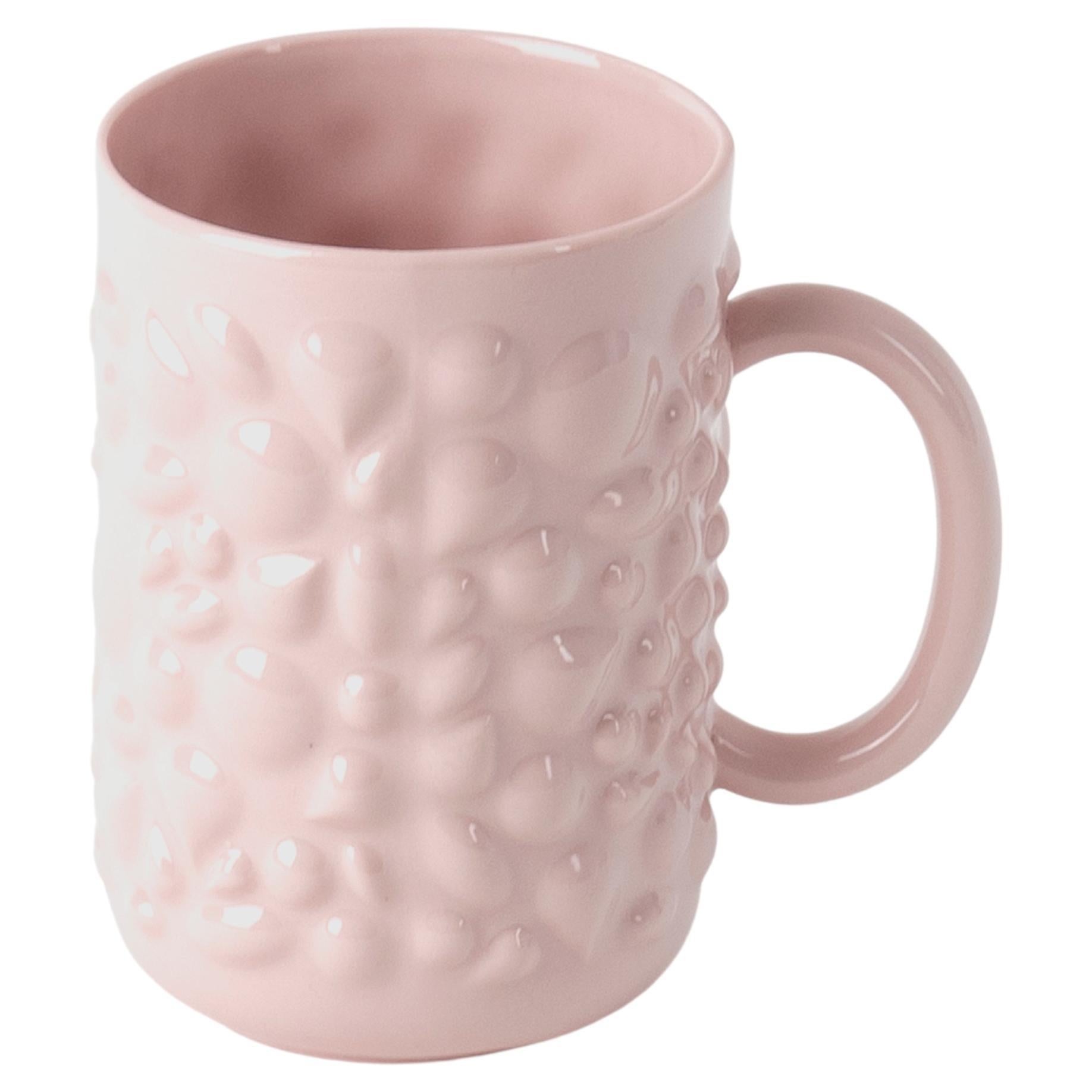 The Moderns, tasse à café en porcelaine Justine avec anse, rose en vente