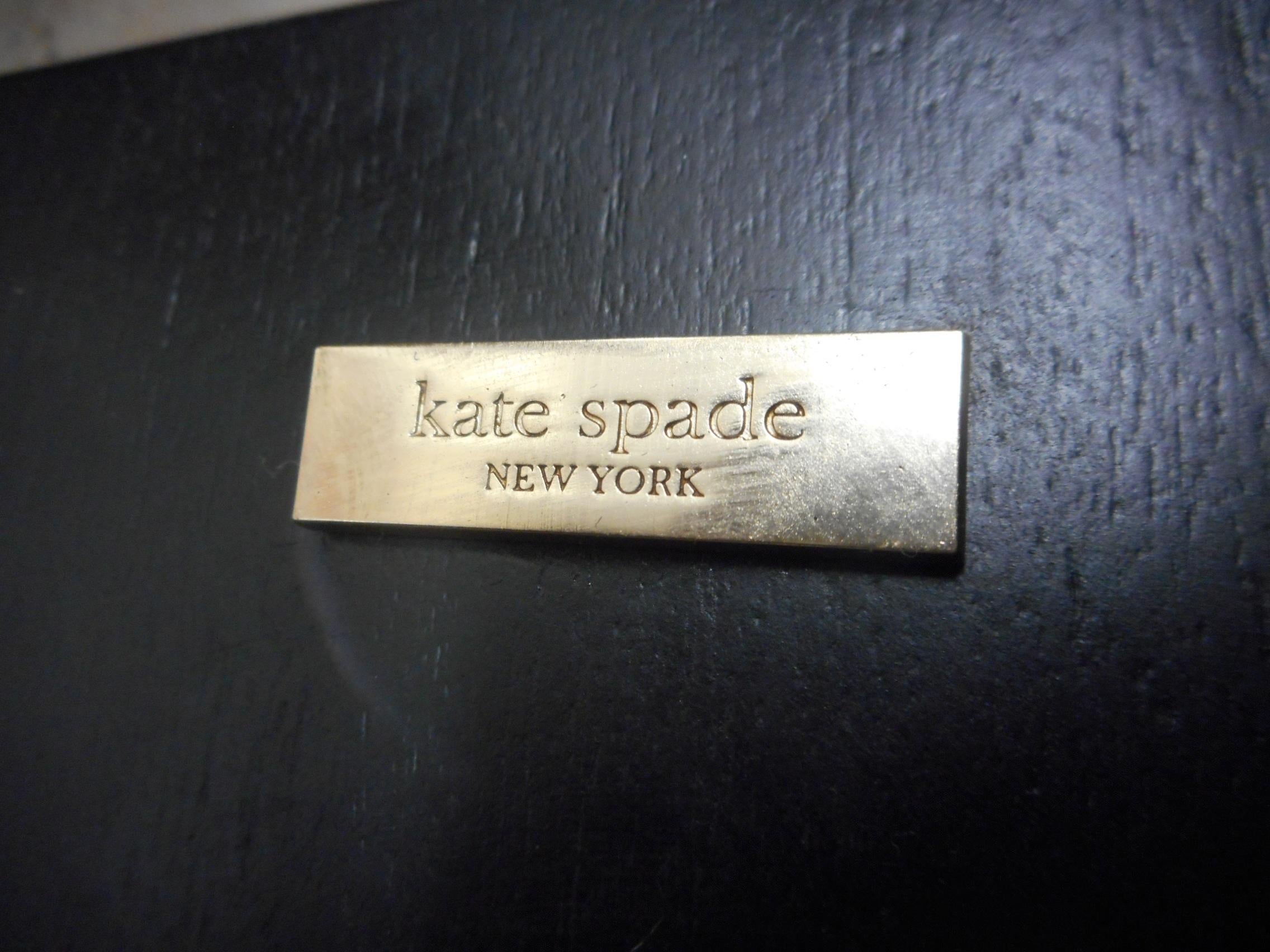 Contemporary Modern Kate Spade Rosewood End Table In Good Condition In Brooklyn, NY