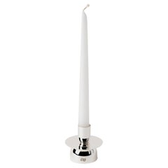 Moderno Contemporáneo, Candelabro Kubbe Minimal, Plata Barnizada-Niquelado