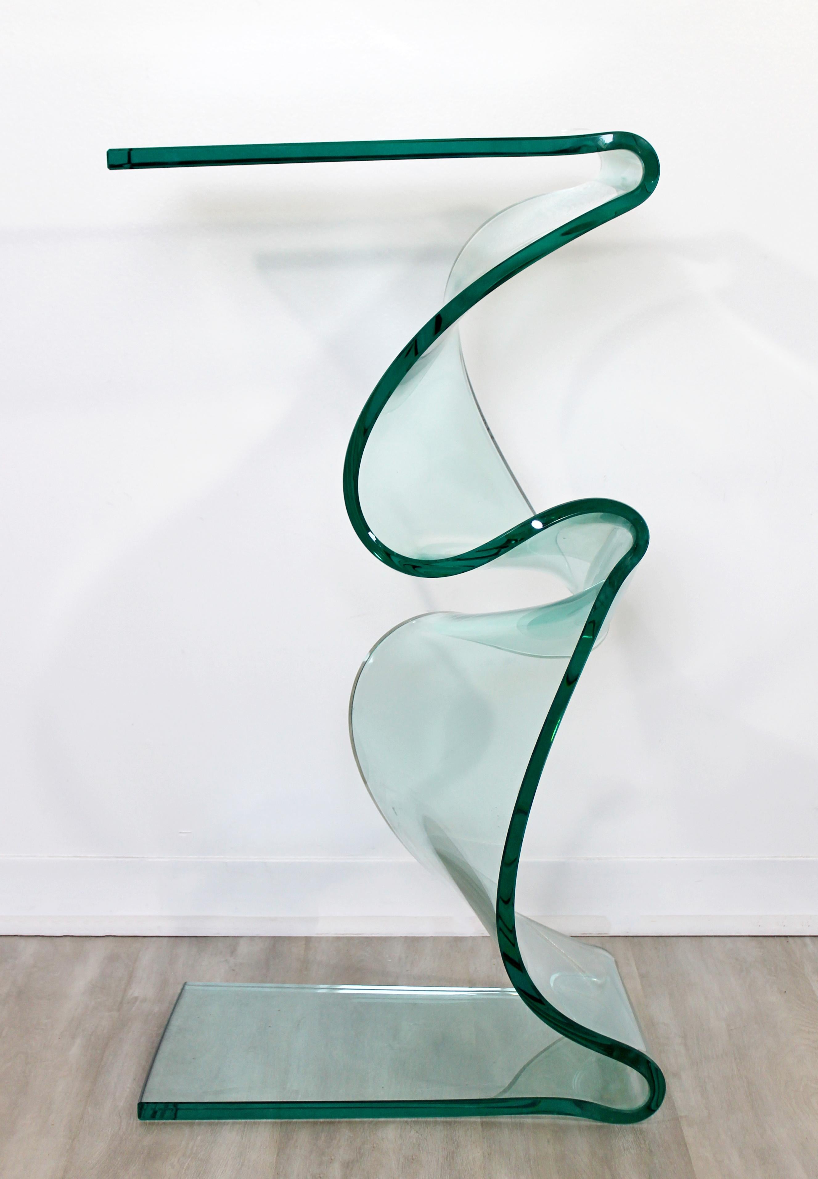 glass stand table