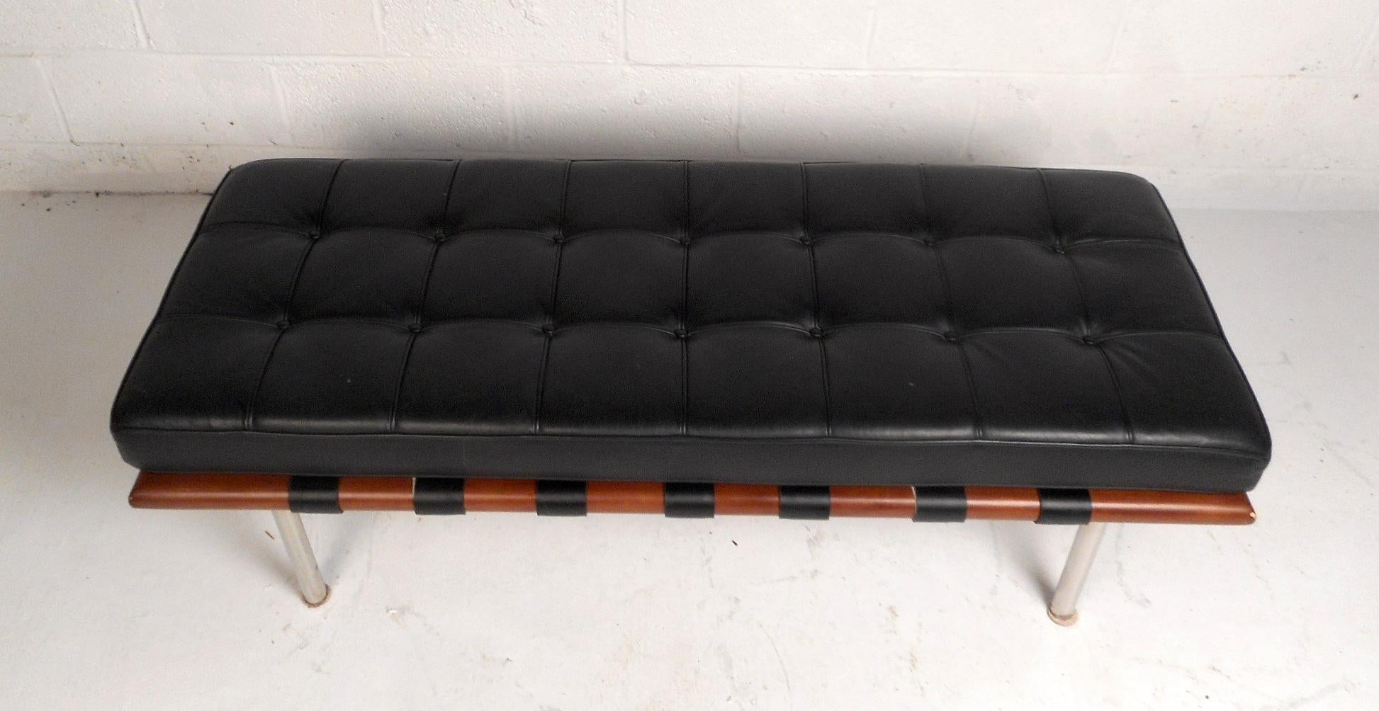 leather bench cushion