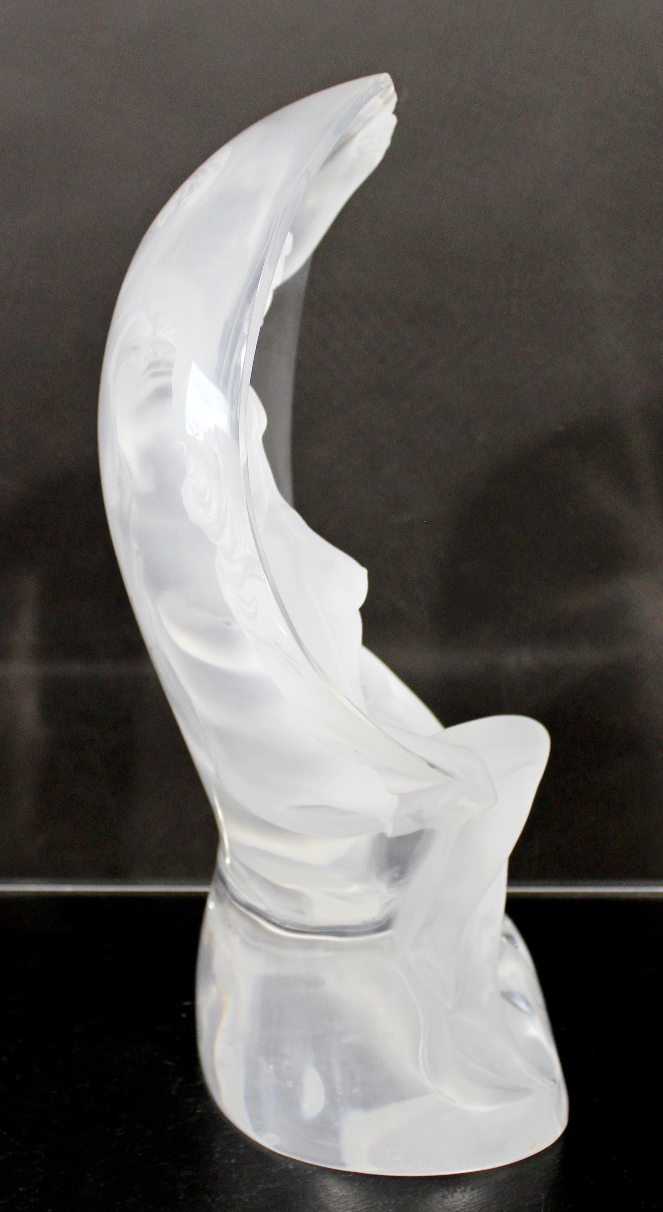 Contemporary Modern Lucite Table Sculpture Nude Couple Signed Frederick Hart 3