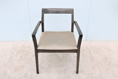 Contemporary Modern Marc Krusin for Knoll Krusin Wood Side Dining Armchair