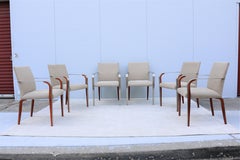 Contemporary Modern Mark Goetz for Bernhardt Design Fauteuils Aria - Set of 6