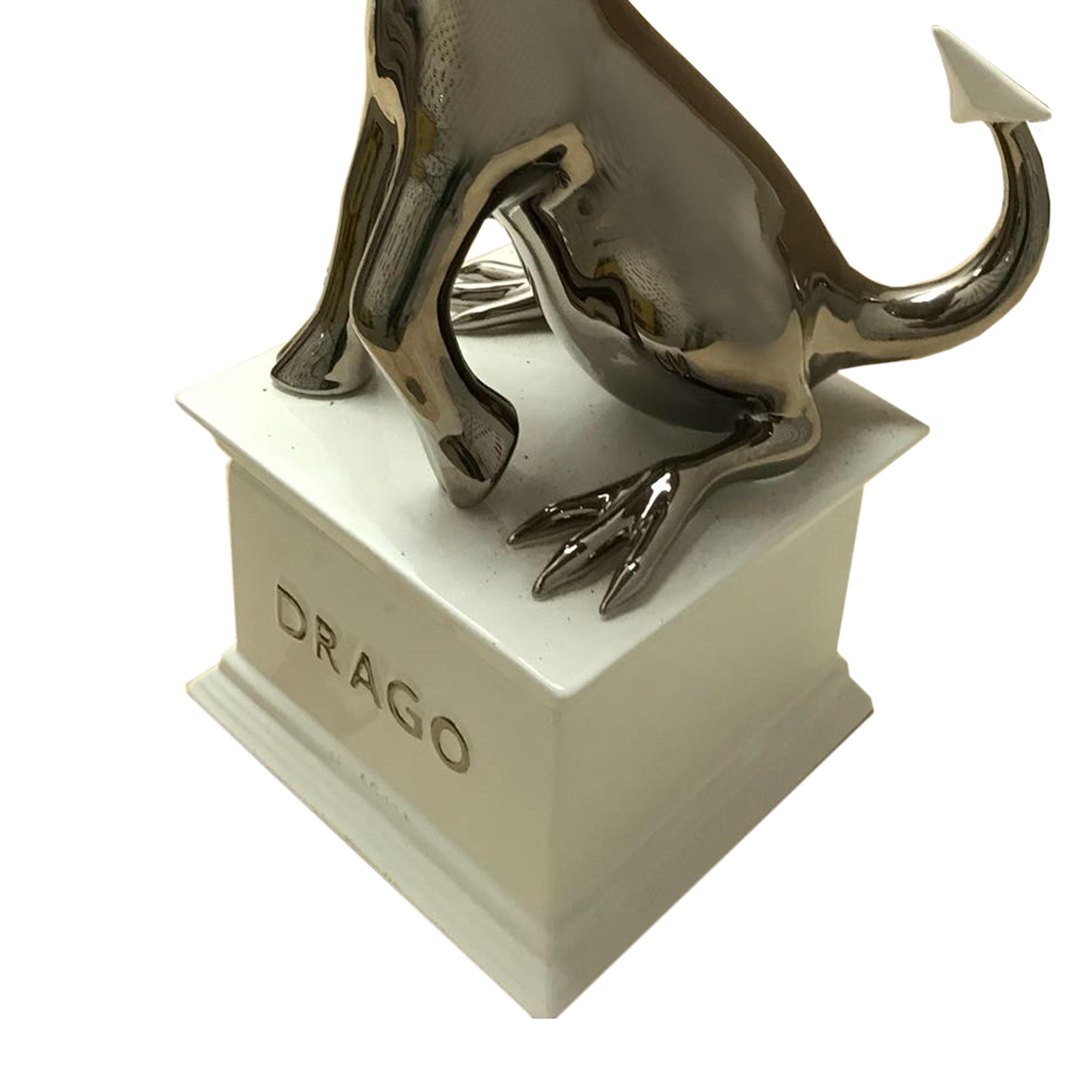 Zeitgenössische moderne italienische Skulptur „Drago“ von Matteo Cibic, herausgegeben von Superego (Italienisch) im Angebot