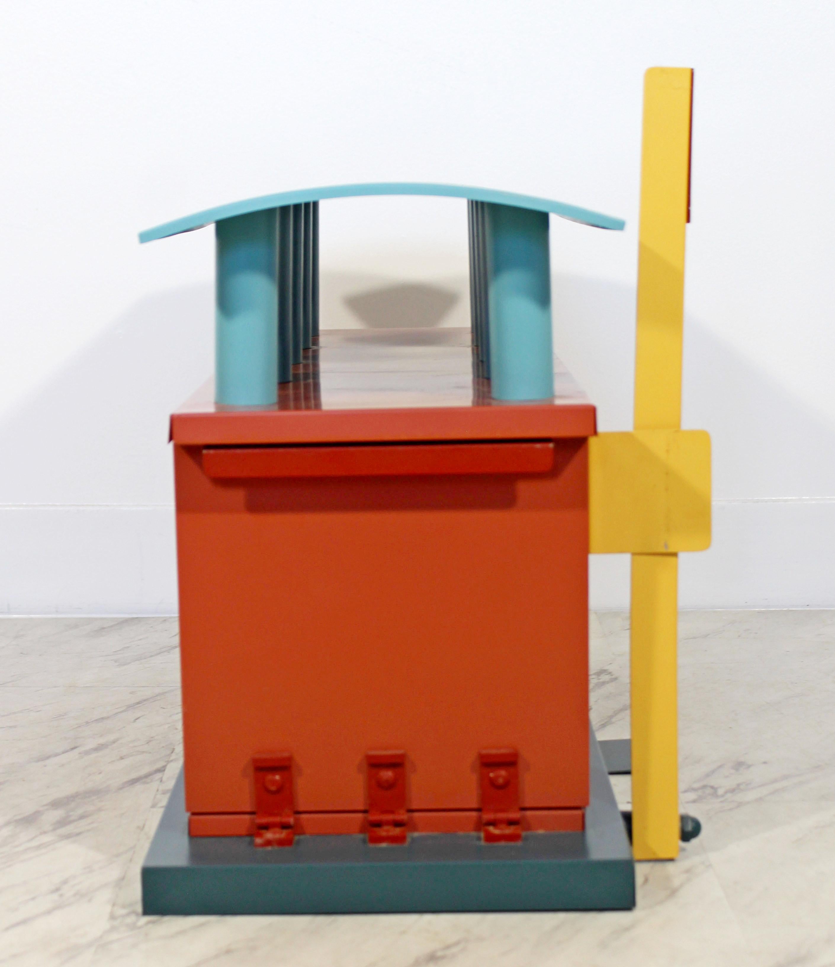American Contemporary Modern Michael Graves for Acme Memphis Metal Mailbox, 1990