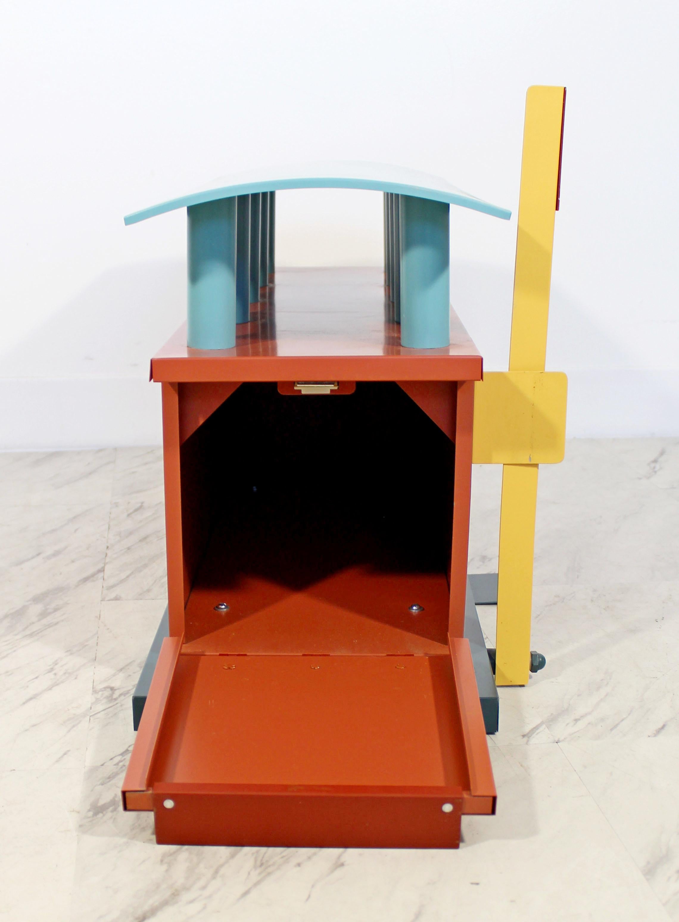 Late 20th Century Contemporary Modern Michael Graves for Acme Memphis Metal Mailbox, 1990