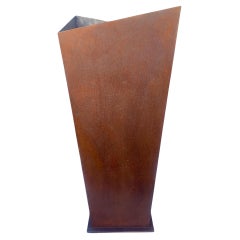 Fioriera in ferro di grandi dimensioni AM Contemporary Mid Century